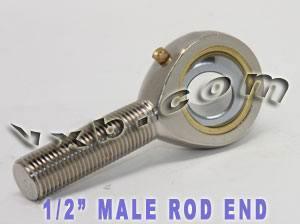 Male Rod End 1/2" inch Right Hand POSB8 Bearing - VXB Ball Bearings