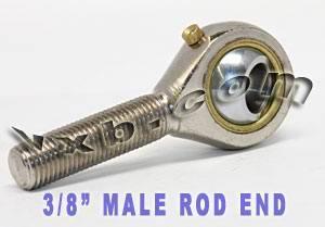 Male Rod End 3/8 POSB6 Right Hand Bearing - VXB Ball Bearings