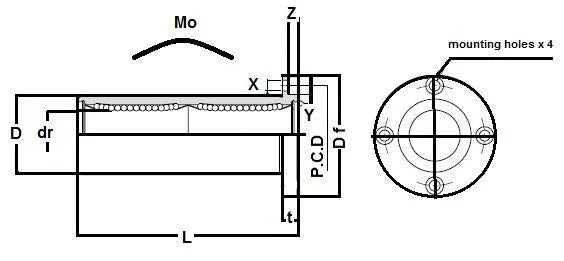 NB SMSF6W 6mm Slide Bush Miniature Bushings Linear Motion Bearings - VXB Ball Bearings