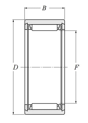 NKS35 Needle Roller Bearing 35x50x22 - VXB Ball Bearings