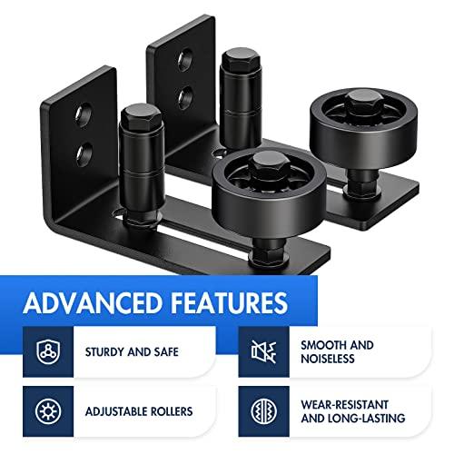 Pack of 2 Sliding Door Bottom Hardware Guide Rollers - VXB Ball Bearings
