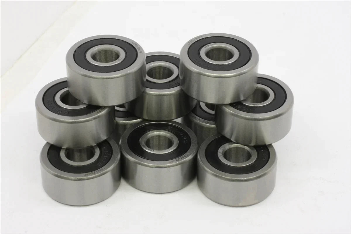 R16-2RS 1x2x1/2 inch Sealed Bearing Pack of 10 - VXB Ball Bearings