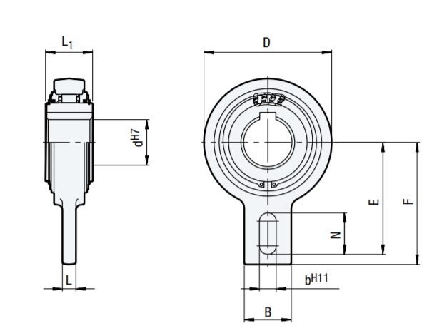 RSBW30 Self Sprag Freewheel Backstop One Way Clutch Bearings 30x106x48mm - VXB Ball Bearings
