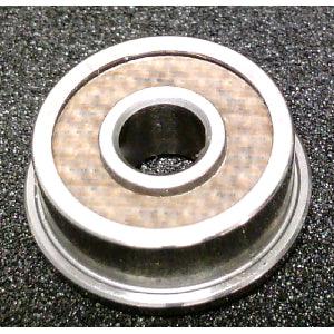 SFR2-6-2TS EZO Flanged Bearing 1/8"x3/8"x9/64" inch Miniature-Made in Japan - VXB Ball Bearings