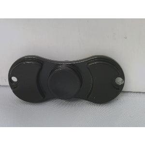 Small Black Aluminum Dual Fidget Hand Spinner Toy 42Q - VXB Ball Bearings