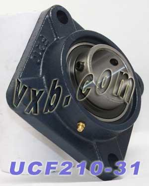 1 15/16 Bearing UCF-210-31 + Square Flanged Housing Mounted Bearings - VXB Ball Bearings