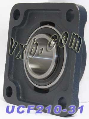 1 15/16 Bearing UCF210-31 + Square Flanged Housing Mounted Bearings - VXB Ball Bearings