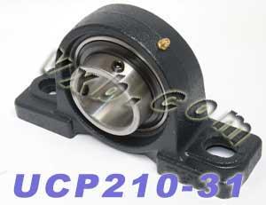 1 15/16 Bearing UCP-210-31 + Pillow Block Housing Mounted Bearings - VXB Ball Bearings