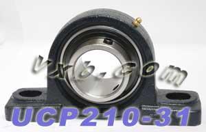 1 15/16 Bearing UCP-210-31 + Pillow Block Housing Mounted Bearings - VXB Ball Bearings