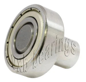 1 1/8 Inch Ball Bearing with 3/8 diameter integrated 1 Long Axle - VXB Ball Bearings