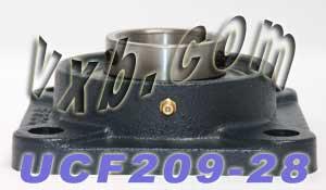 1 3/4 Bearing UCF209-28 + Square Flanged Housing Mounted Bearings - VXB Ball Bearings