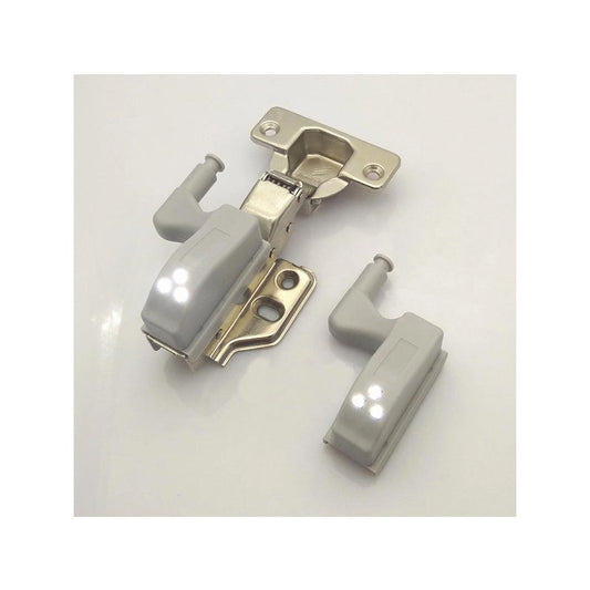 1 3/8" Inch Stainless Steel Smooth Hydraulic Hinge with light - VXB Ball Bearings