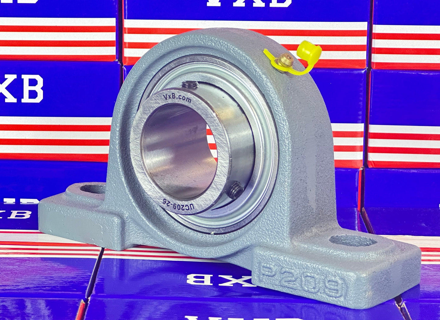 1 5/8 Bearing UCP209-26 + Pillow Block Cast Housing Mounted Bearings - VXB Ball Bearings