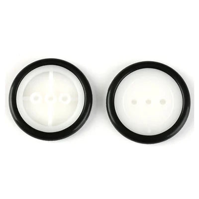 1.95mm Plastic Robot Rubber Chassis Wheel for Toy Cars 42Q - VXB Ball Bearings