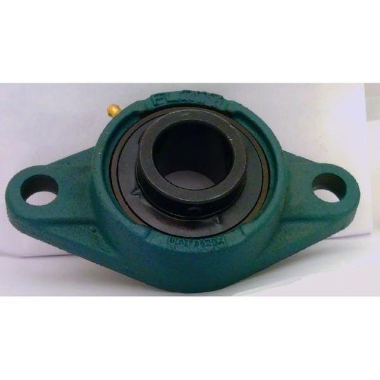 1" Bearing UCFL205-16 Black Oxide Plated Insert + 2 Bolts Flanged Cast Housing Mounted Bearings - VXB Ball Bearings