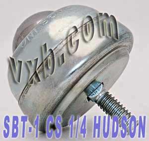 1 Stud Type Ball transfer SBT-1 CS 1/4 inch Threaded Stem Bearings - VXB Ball Bearings