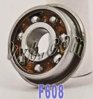 10 Flanged Open Bearing F608 8x22x7 - VXB Ball Bearings