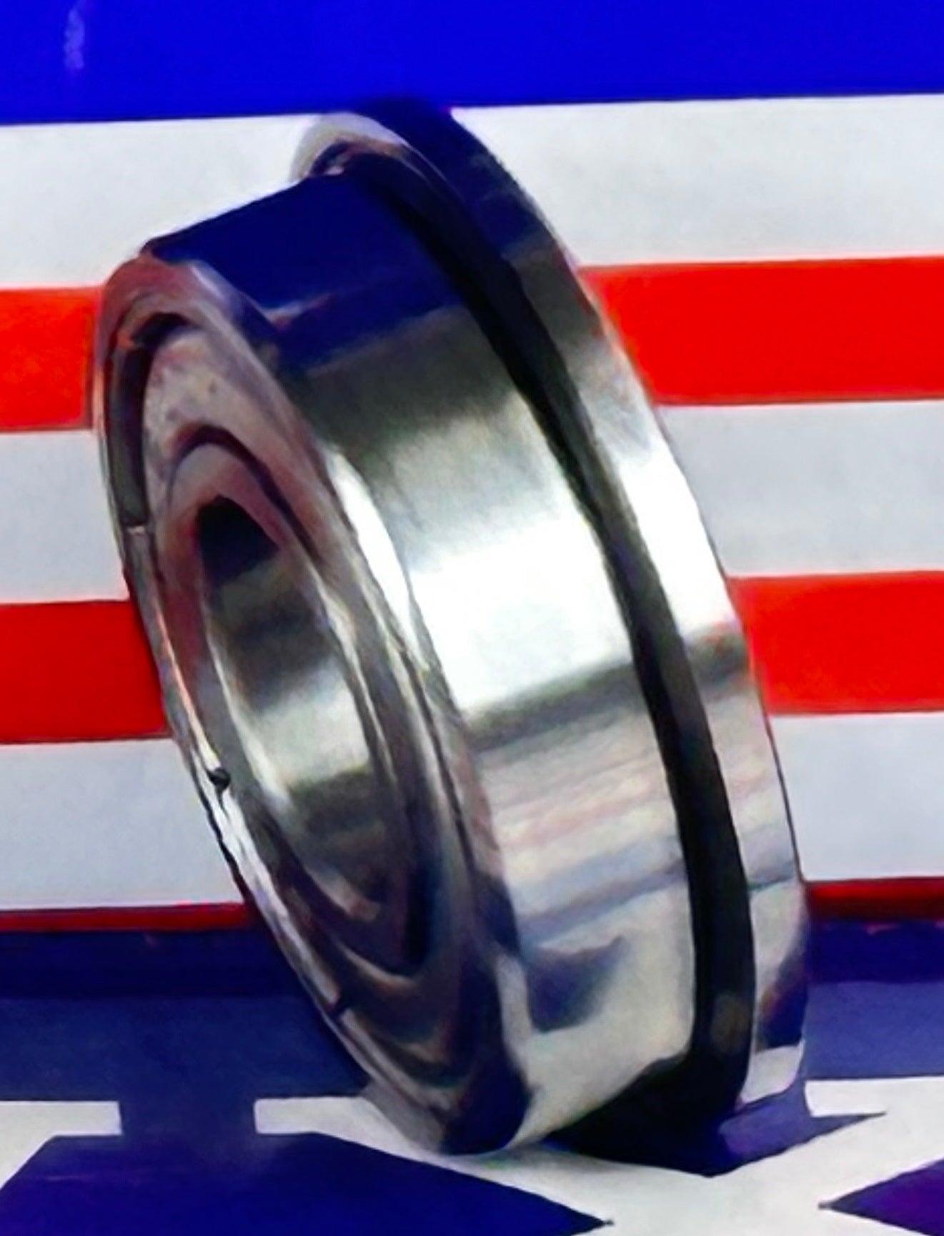 10 Flanged Shielded Bearing FR6ZZ 3/8x7/8x9/32 inch Bearings - VXB Ball Bearings