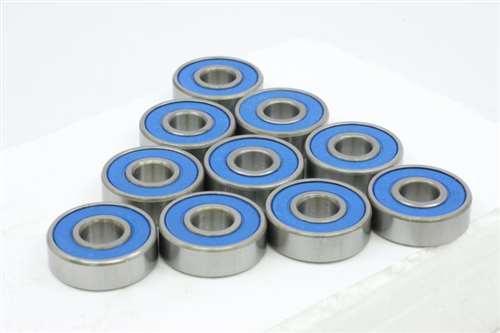 10 Sealed Bearing R2-2RS 1/8x3/8x5/32 inch Miniature - VXB Ball Bearings