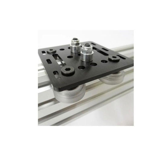 1000mm (39inch) Aluminum V-Slot Extrusion 2020 Profile with Bearing Guide Wheels - VXB Ball Bearings