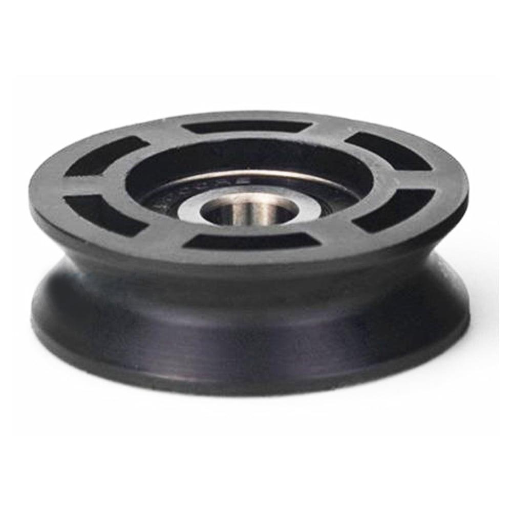 10mm Bore Bearing with 50mm Round Pulley V-Groove Track Roller Bearing 10x50x16mm - VXB Ball Bearings