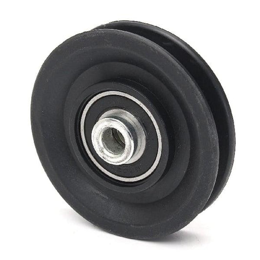 10mm Bore Bearing with 90mm Steel Wire Rope Cable Track Pulley 10x90x18mm - VXB Ball Bearings
