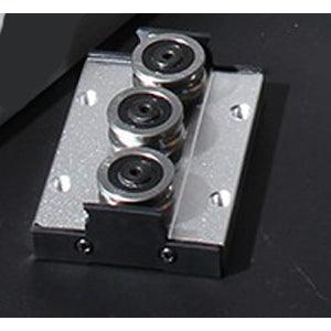 10mm=0.39" Inch Three Roller Bearing Linear Slide Block Without Linear Guide - VXB Ball Bearings