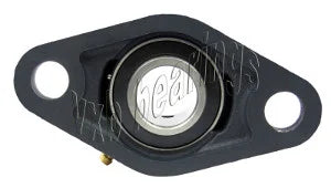 1/2 Bearing UCFL-201-8 + 2 Bolts Flanged Cast Housing Mounted Bearings - VXB Ball Bearings