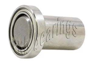 1/2 Inch Ball Bearing with 1/8 diameter integrated 3/8 Long Axle - VXB Ball Bearings