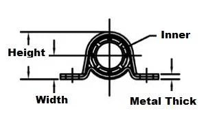1/2 Miniature Stamped Steel Pillow Block Mounted Bearings - VXB Ball Bearings