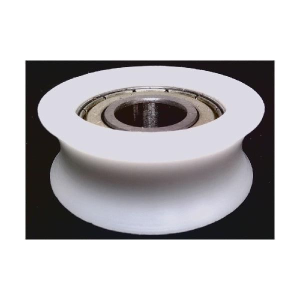 12mm Bore Bearing with 37mm Round Pulley V-Groove Track Roller Bearing 12x37x14mm - VXB Ball Bearings