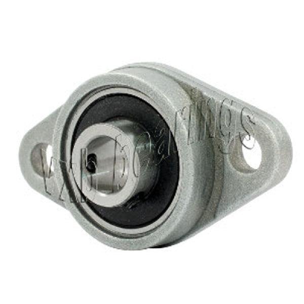 12mm Flange Bearing KFL001 Miniature Pillow Block Mounted Bearings - VXB Ball Bearings
