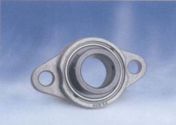 12mm Flange Bearing UFL001 Eccentric Collar Locking Two-Bolt Flange Unit - VXB Ball Bearings