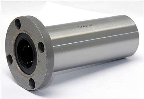 12mm Round Flanged Long Bushing Linear Motion LBF12LUU - VXB Ball Bearings