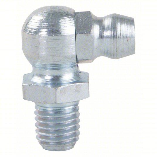 1/4"- 28 90 Degrees Zerk Nipple Grease Nipple Fittings - VXB Ball Bearings