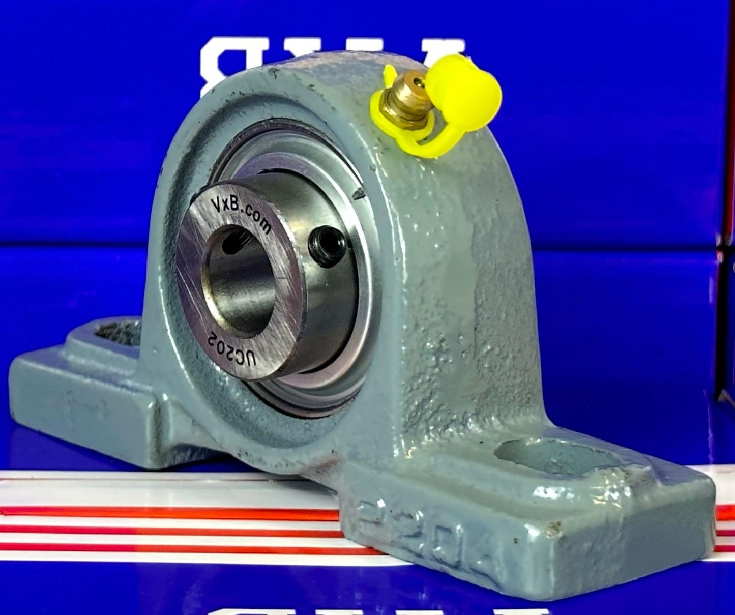 15mm Bearing UCP202 + Pillow Block Cast Housing Mounted Bearings - VXB Ball Bearings