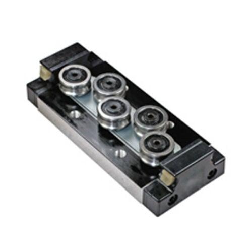 15mm=0.590" Inch Five Roller Bearing Linear Slide Block Without Linear Guide - VXB Ball Bearings