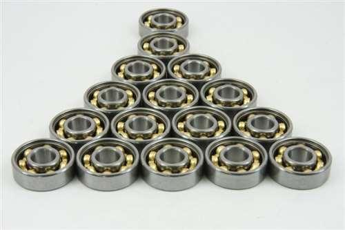 16 inline Skate Bearing Nylon Cage Open - VXB Ball Bearings