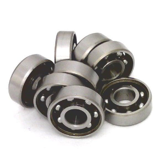 16 inline/Rollerblade/Skate Bearing Chrome Steel Open Ball bearing with Nylon Cage - VXB Ball Bearings