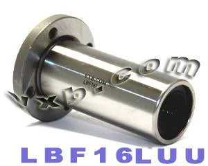 16mm Round Flanged Long Bushing Linear Motion LBF16LUU - VXB Ball Bearings