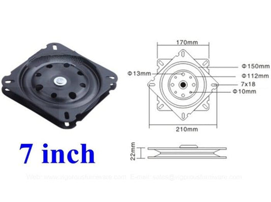 176 lbs Capacity 7" Swivel Lazy Susan Turntable Bearings - VXB Ball Bearings