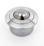 1763 lbs Heavy Duty Machined Steel Drop in Ball Transfer Unit - VXB Ball Bearings
