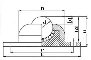 176lbs Heavy Duty Stainless Steel Ball Transfer Unit - VXB Ball Bearings