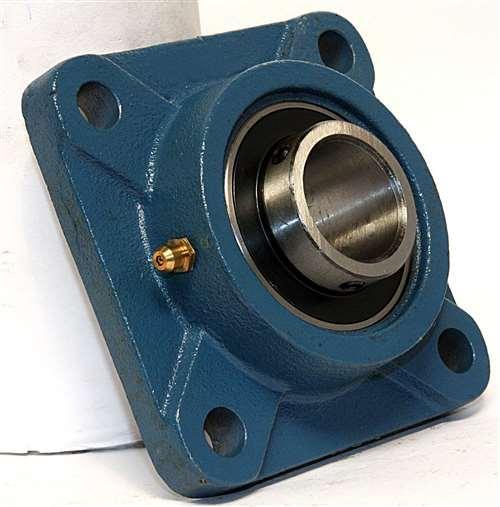17mm Bearing UCF203 + Square Flanged Cast Housing Mounted Bearings - VXB Ball Bearings