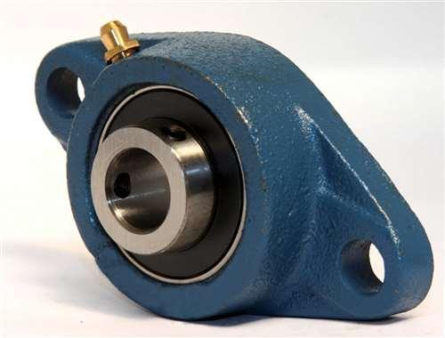 17mm Bearing UCFL-203 + 2 Bolts Flanged Cast Housing Mounted Bearings - VXB Ball Bearings
