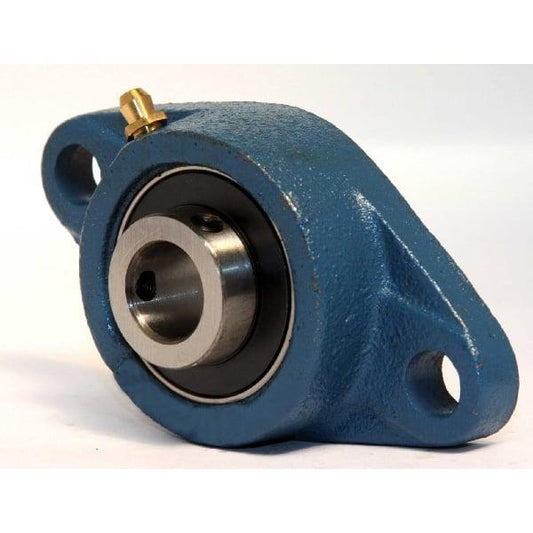 17mm Bearing UCFL203 + 2 Bolts Flanged Cast Housing Mounted Bearings - VXB Ball Bearings