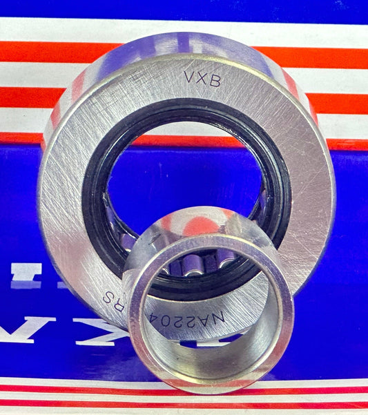 NA2204-2RS Needle Roller Bearing Sealed With Inner Ring 20x47x17.8mm - VXB Ball Bearings