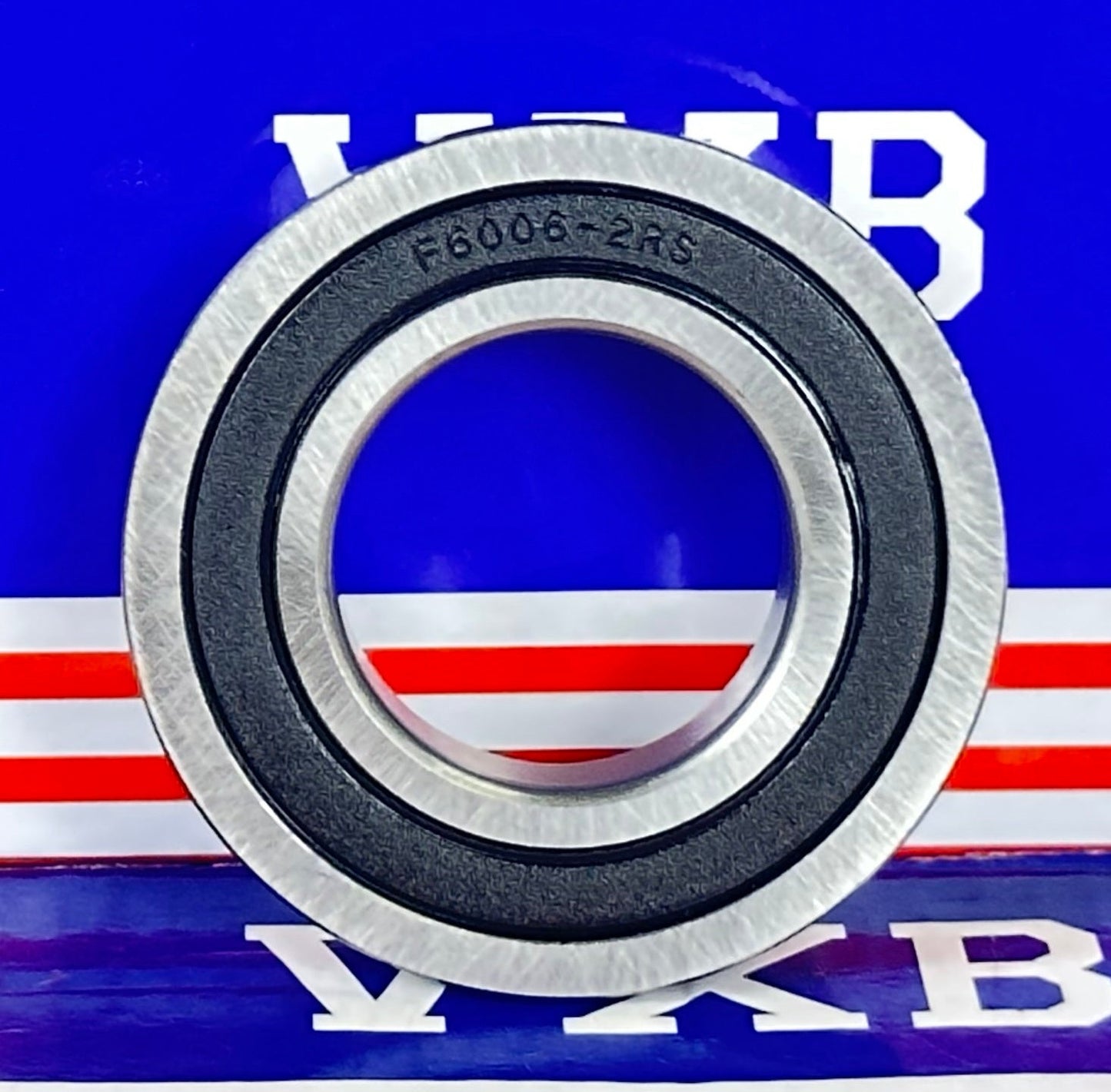 F6006-2RS flange Radial Ball Bearing Sealed Bore Dia. 30mm OD 55mm Width 13mm