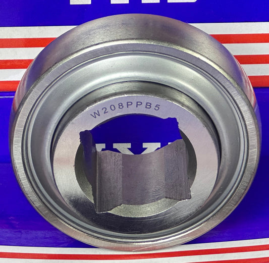 W208PPB5  Agriculture Heavy Duty Disc Harrow Bearing,  1 1/8" inch Square Bore, Non-Relubricable, Two Triple Lip Seals