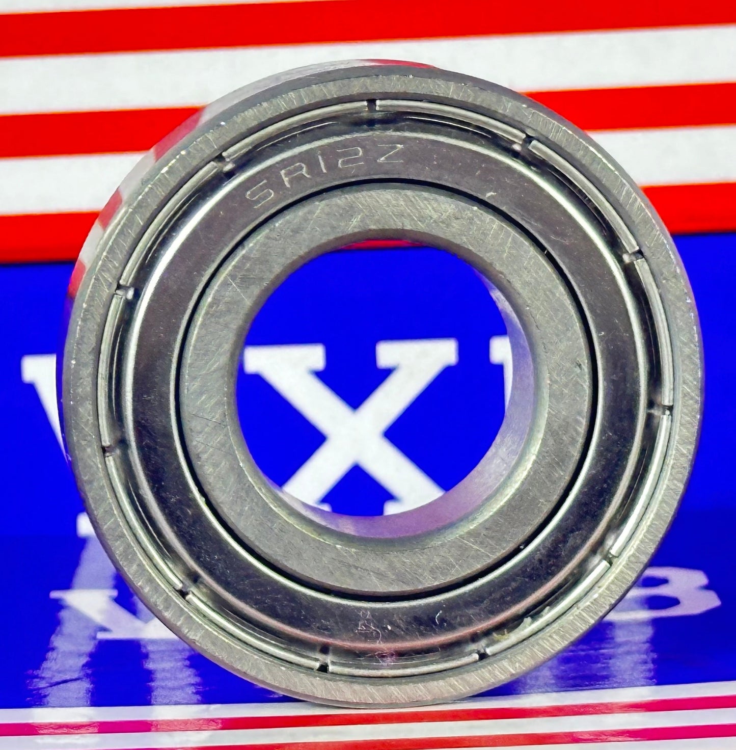 SR12ZZ Bearing 3/4x1 5/8x7/16 inch Stainless Steel Shielded Bearings